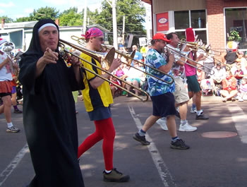 Grahame Rhodes at the Parade in Charlottetown, PEI